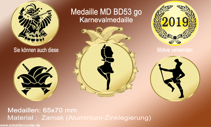Medaillen - Medaille BD53 go jetzt kaufen!